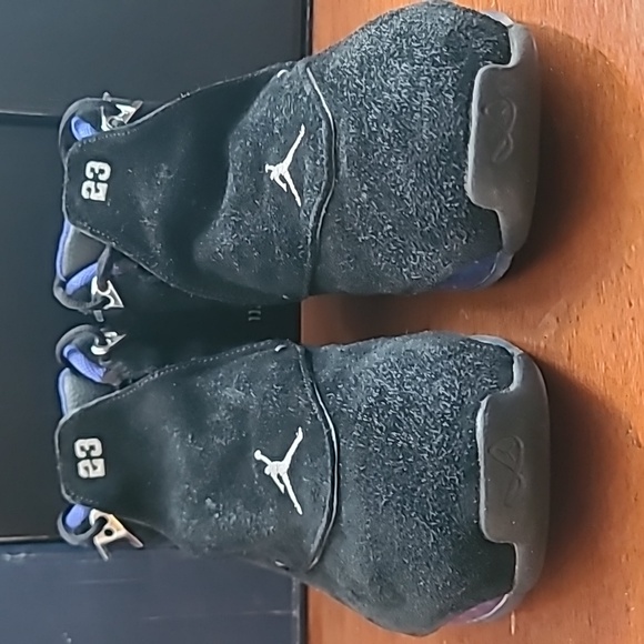 Air Jordan 18 Retro Black Sport Royal 2018 Mens Sneakers AA2494-007 Size 14 - Picture 3 of 16